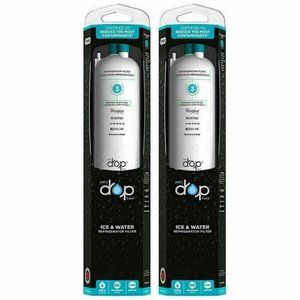 Everydrop by Whirlpool Ice Water Refrigerator Filter 3 EDR3RXD1, NEW (2 Pack)